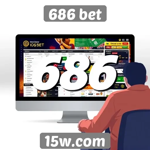 Análise da interface do usuário do site 686 bet
