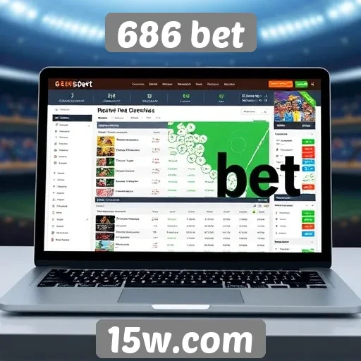 Interface e usabilidade do site 686 bet