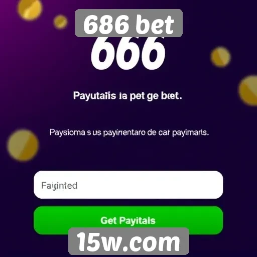 Métodos de pagamento oferecidos pela 686 bet