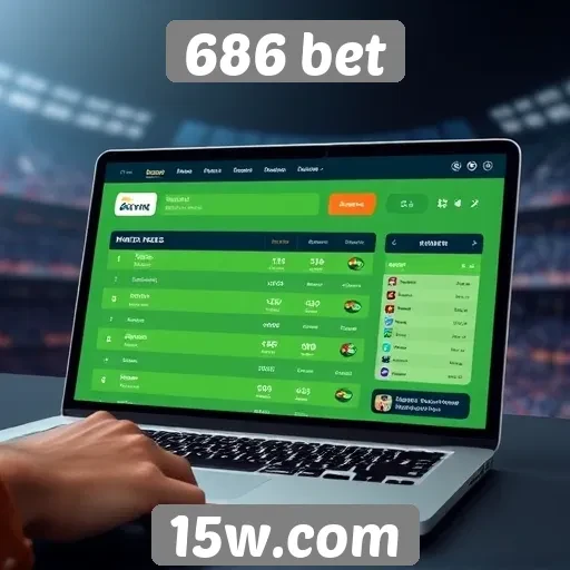 Análise da interface do usuário no site 686 bet